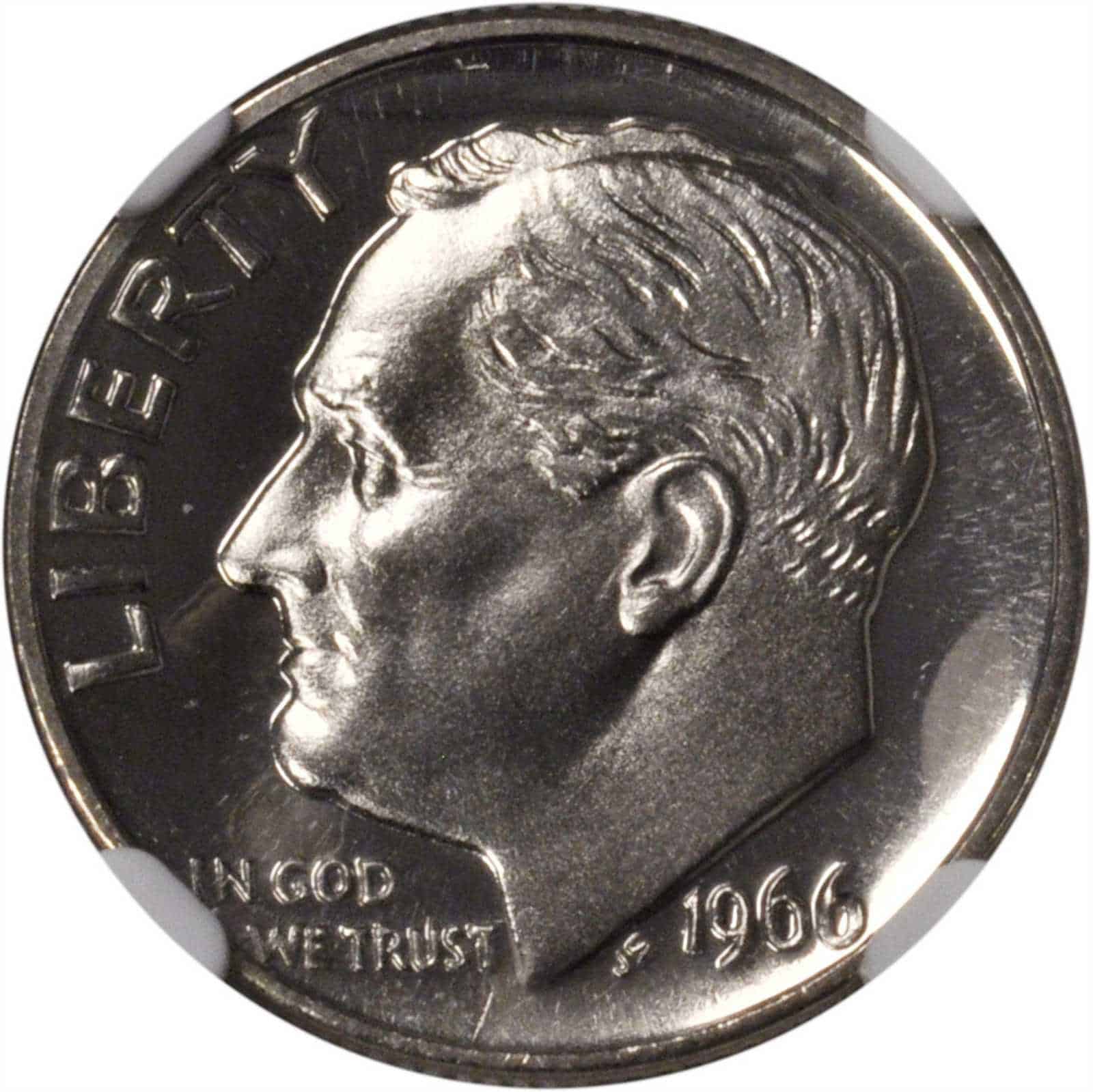 The Obverse of the 1966 Dime