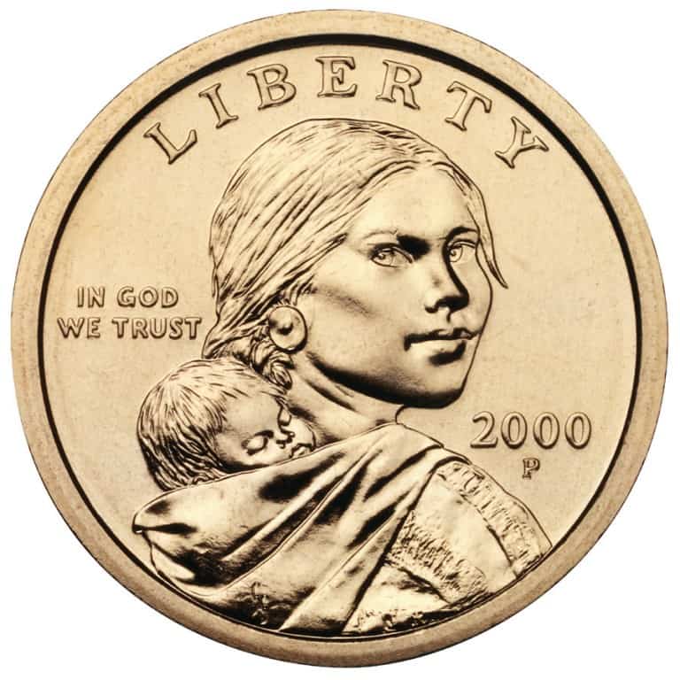 The Obverse of the 2000 Gold Dollar