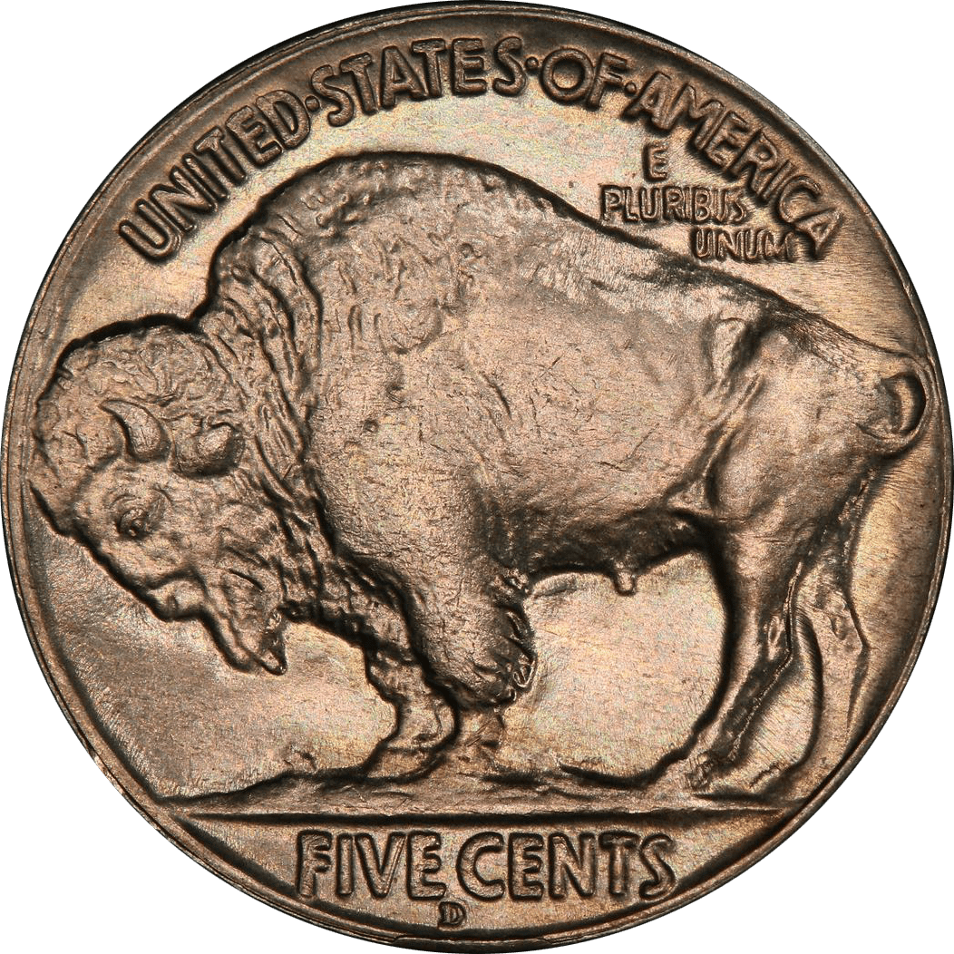 The Reverse of the 1927 Buffalo Nickel