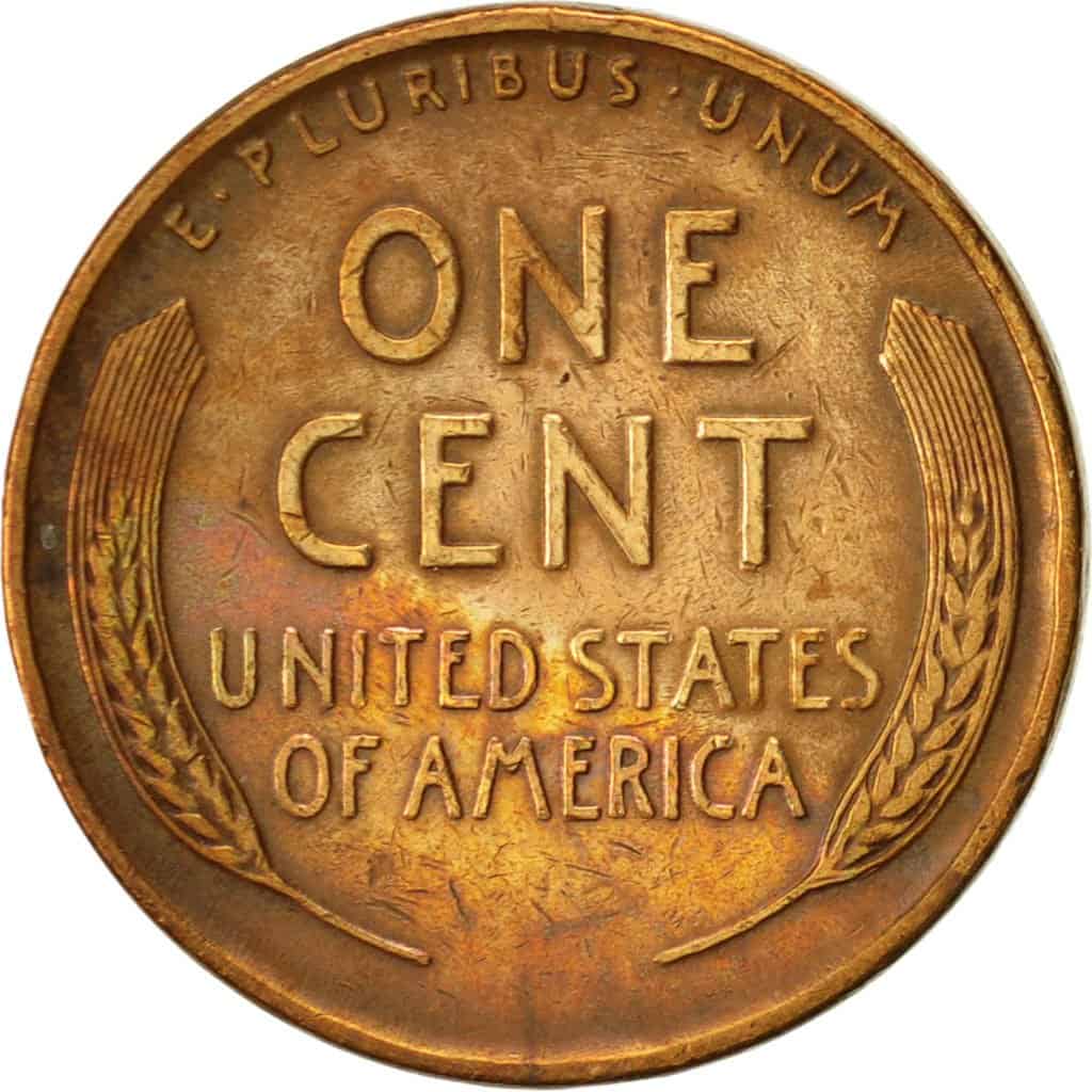 The Reverse of the 1937 Wheat Penny