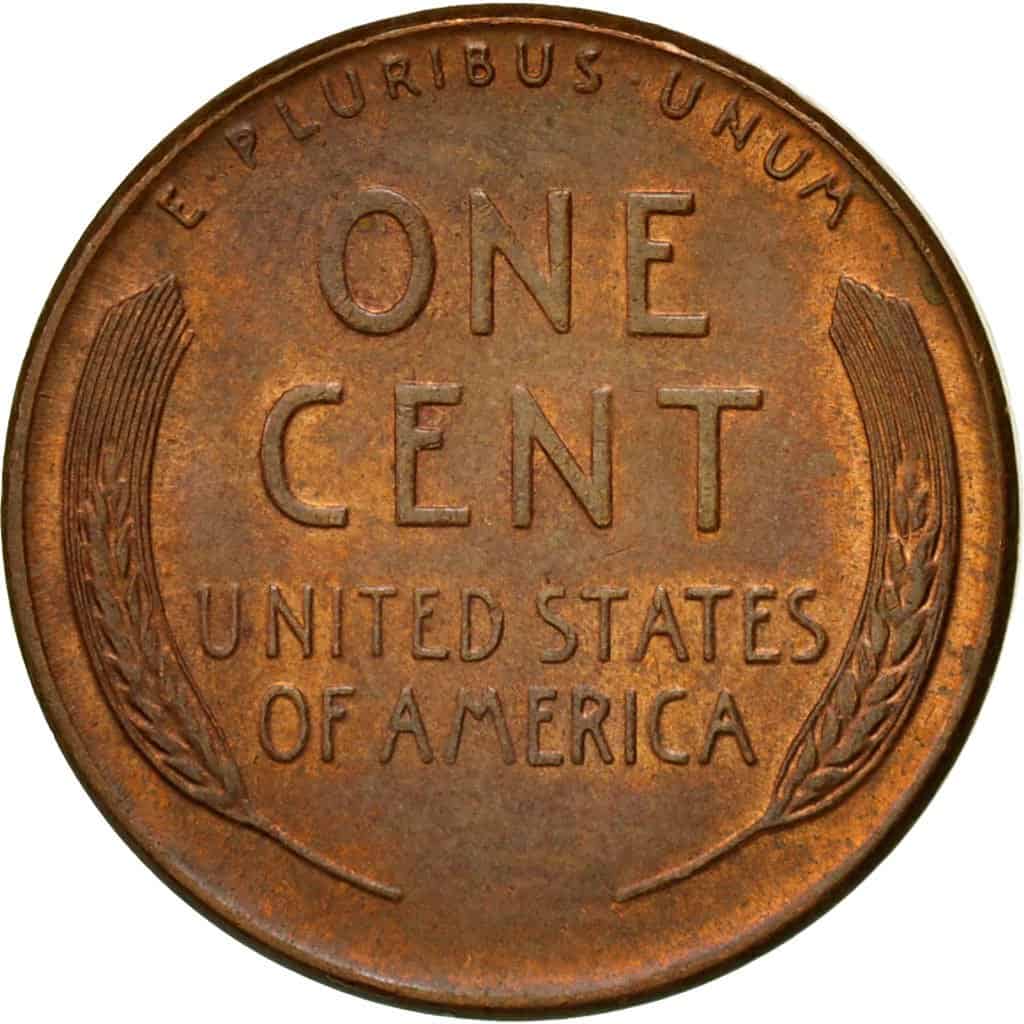 The Reverse of the 1957 Wheat Penny