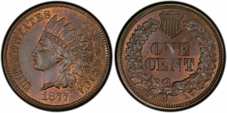 1877 Indian Head Penny Value (Rare Errors & No Mint Marks)