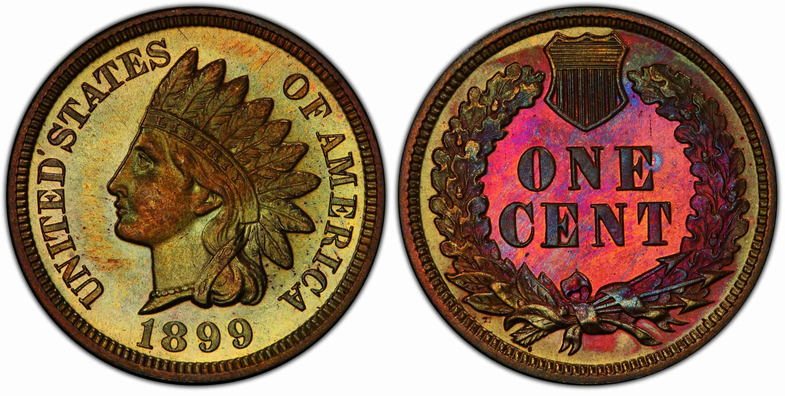 1899 Indian Head Proof Penny Value