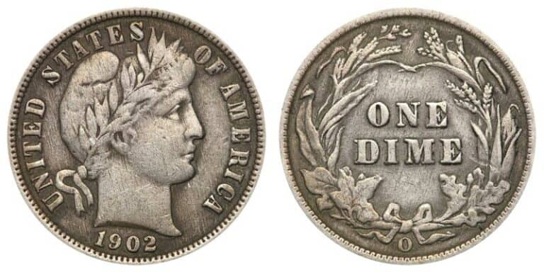 1902 Dime Value (Rare Errors, “O”, “S” & No Mint Marks)