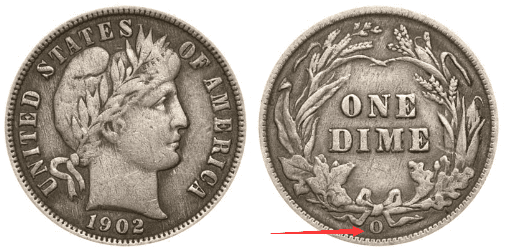 1902-O Dime Value