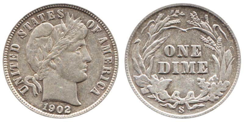 1902-S Dime Value