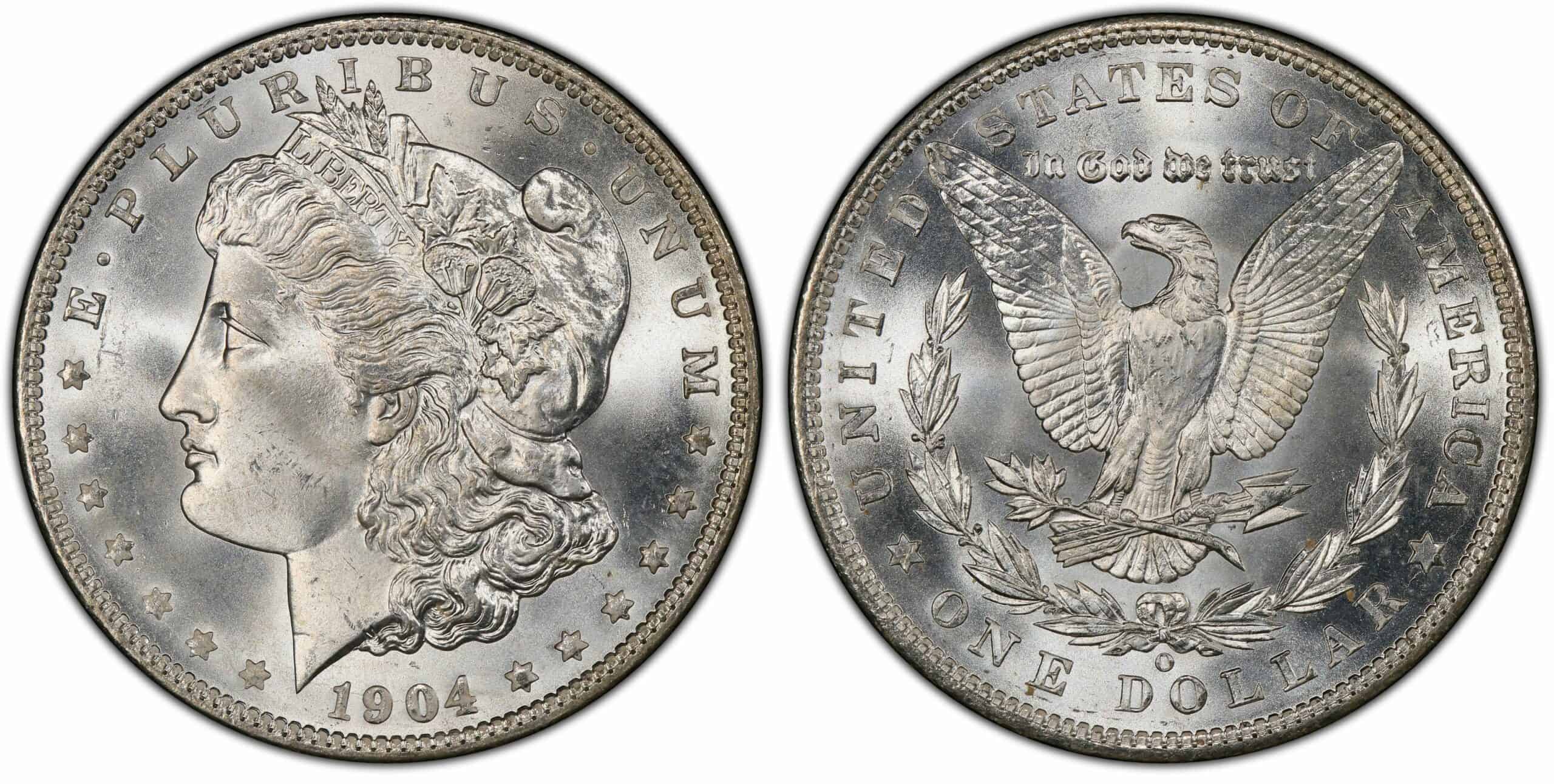 1904 Silver Dollar Value (Rare Errors, “O”, “S” & No Mint Marks)