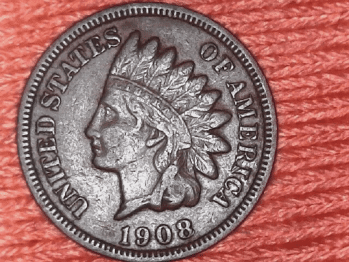 1908 Indian Head Penny MPD FS-302 Error
