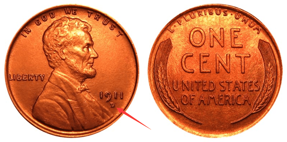 1911-D Wheat Penny Value