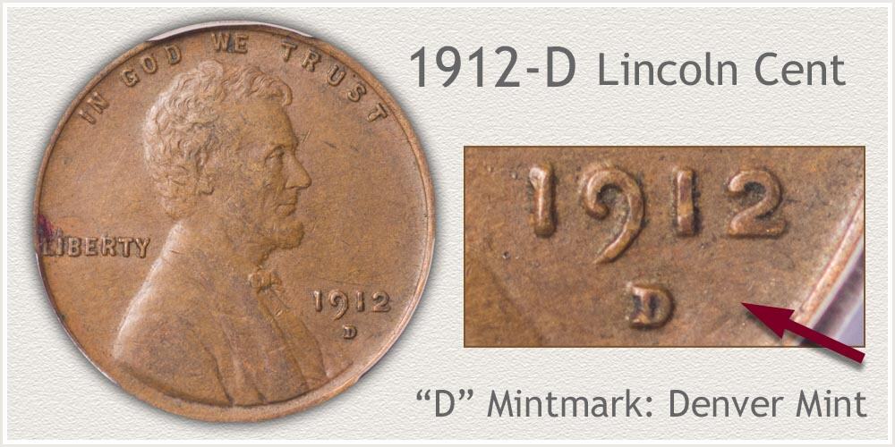 1912 D Wheat penny Value