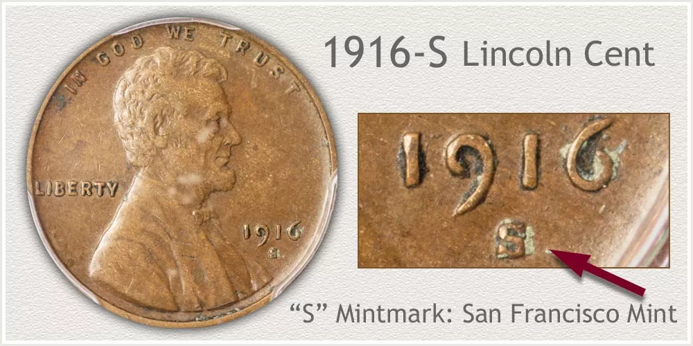 1916 S Penny Value