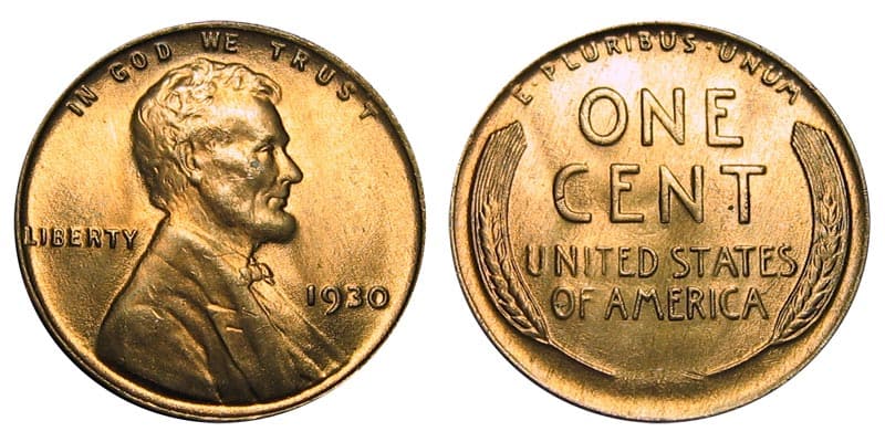 1930 (P) No Mint Mark Wheat Penny Value