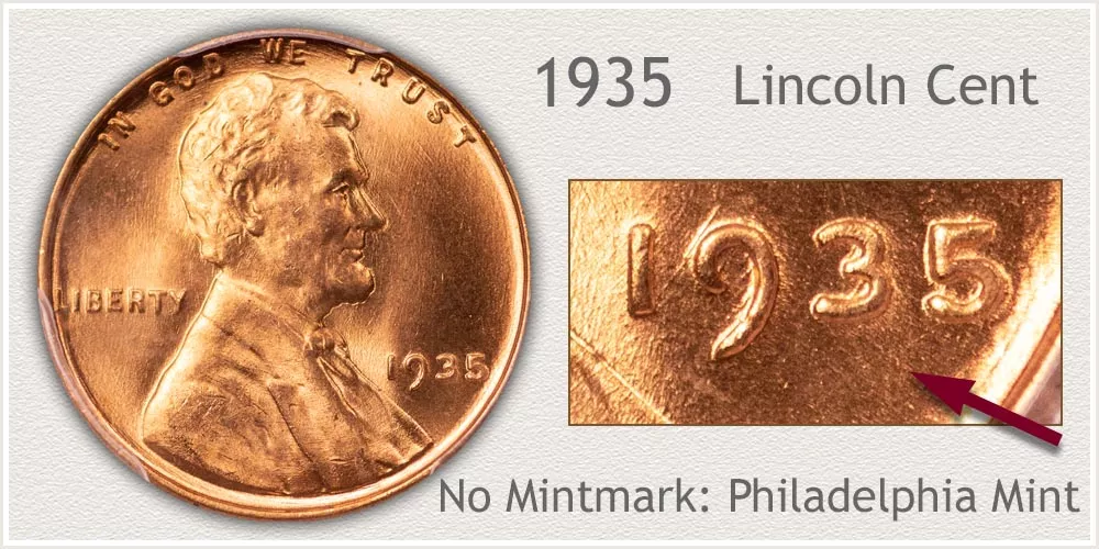 1935 (P) No Mint Mark Wheat Penny Value