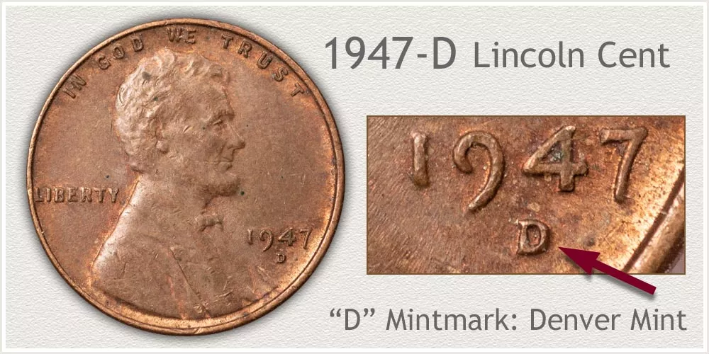 1947 D Wheat Penny Value