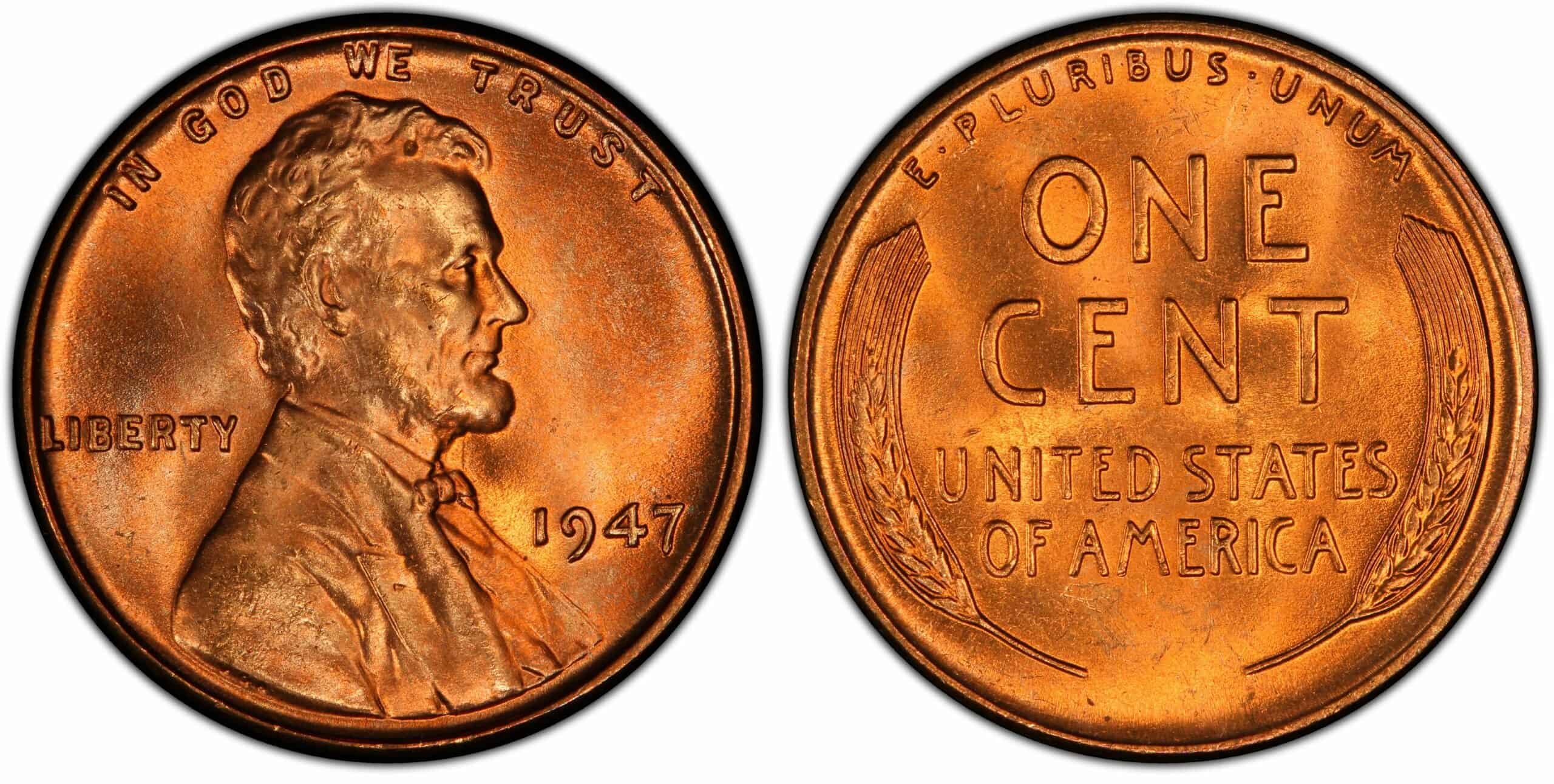 1947 Doubled Die Wheat Penny Error