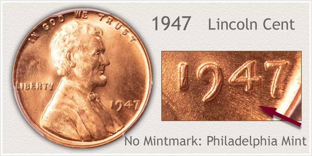1947 No-mintmark Wheat Penny Value