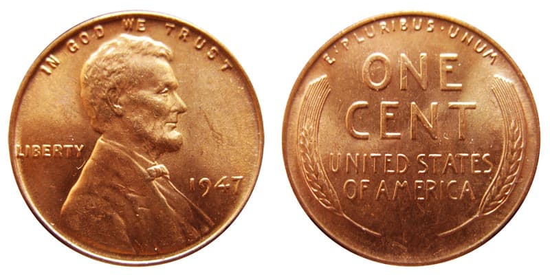 1947 Wheat Penny Value (Rare Errors, “D”, “S” & No Mint Marks)