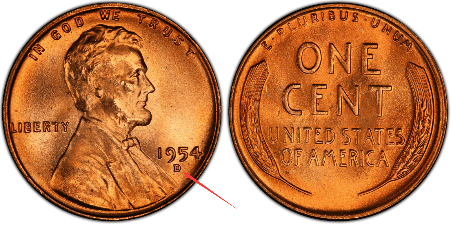 1954-D Wheat Penny Value