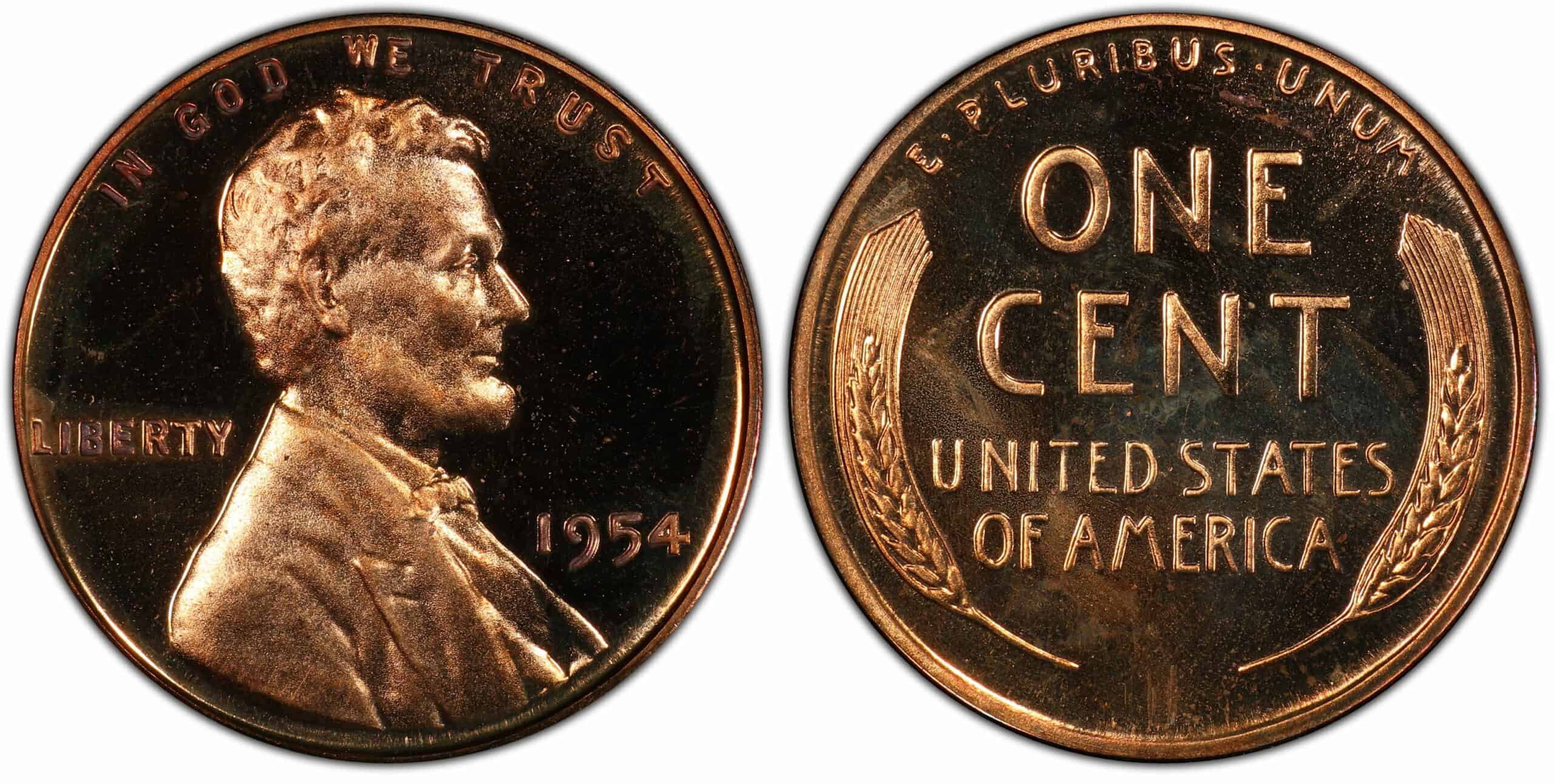 1954 (P) Proof Wheat Penny Value