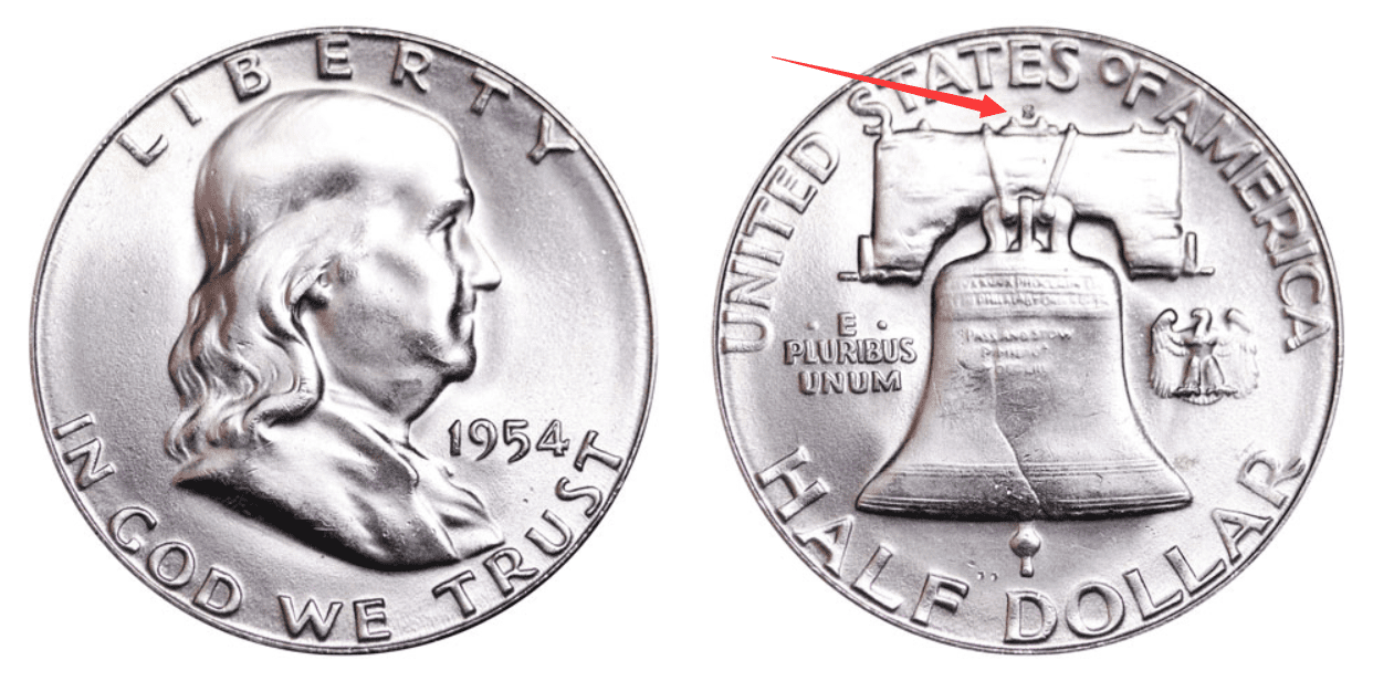 1954 S half-dollar Value