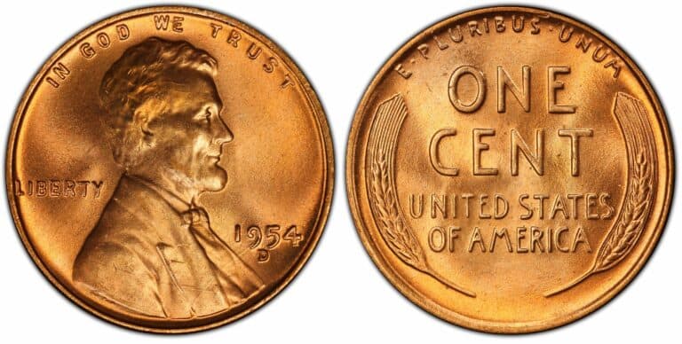 1954 Wheat Penny Value (Rare Errors, “D”, “S” & No Mint Marks)