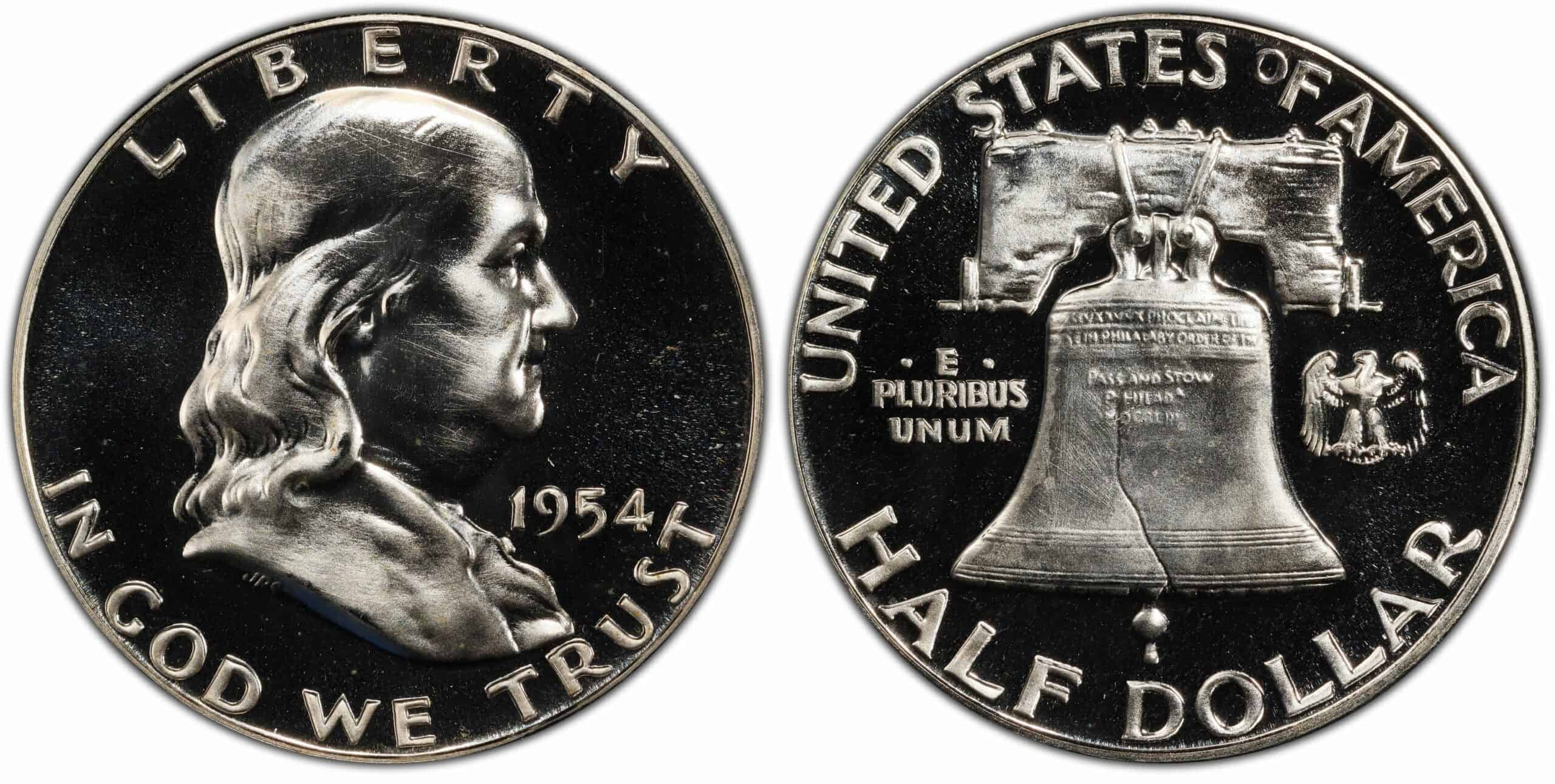 1954 proof half-dollar Value