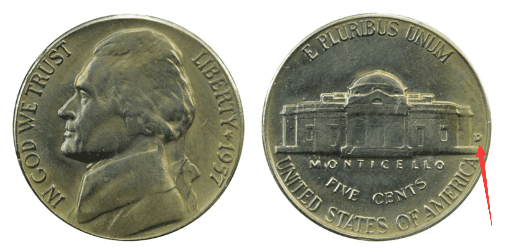  1957 D nickel Value