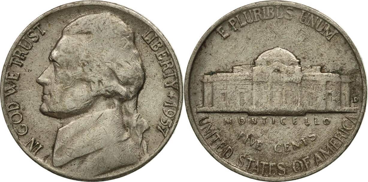 1957 Nickel Value (Rare Errors, “D” & No Mint Marks)