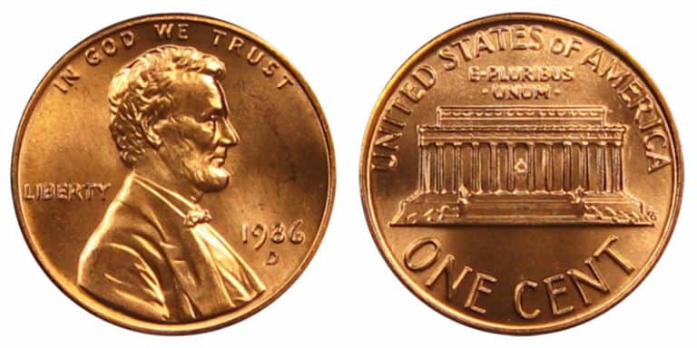 1986 Penny Value (Rare Errors, “D”, “S” & No Mint Marks)