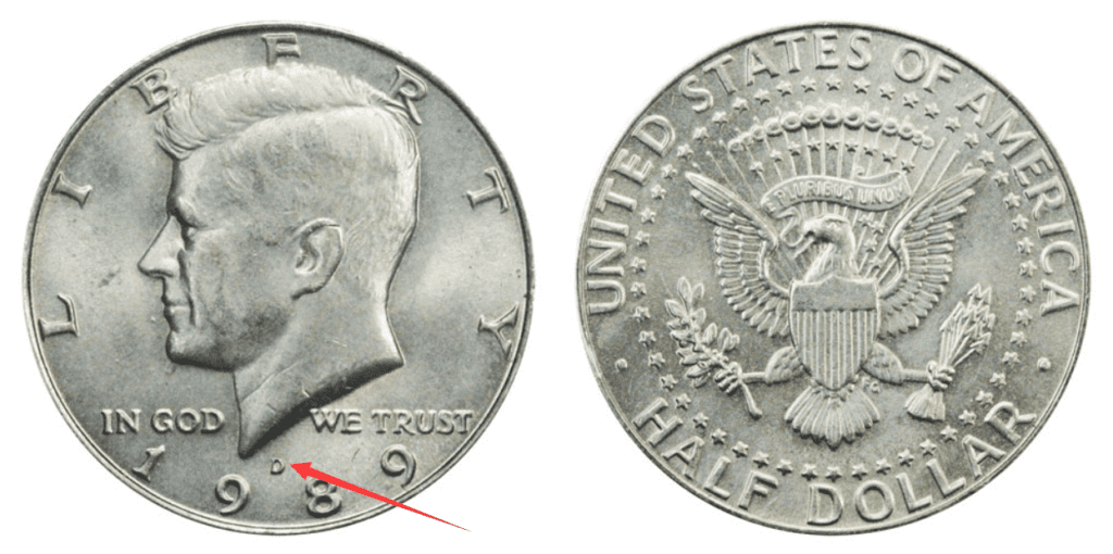 1989 Half Dollar Value (Rare Errors, “P” and “D” Mint Marks)