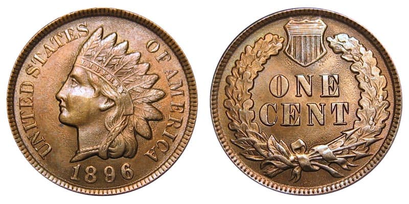 The No-mint mark 1896 Indian Head Penny Value