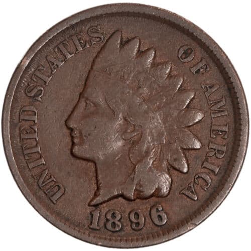 The Obverse of the 1896 Indian Head Penny