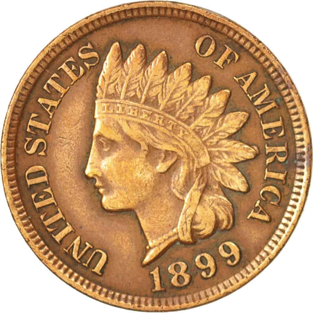 The Obverse of the 1899 Indian Head Penny
