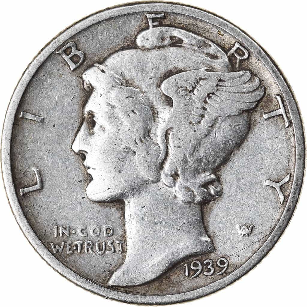 The Obverse of the 1939 Dime