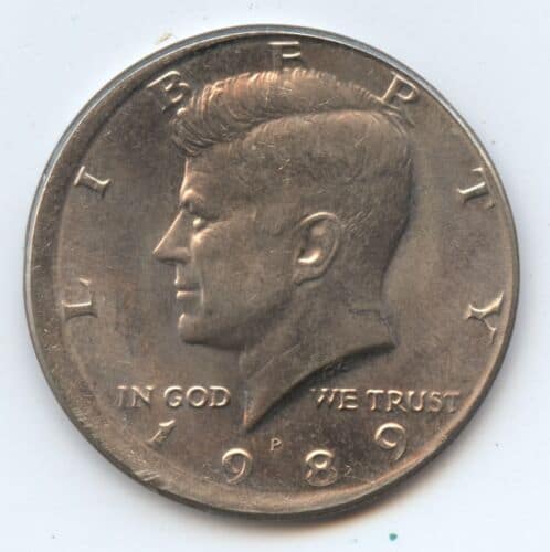 The Obverse of the 1989 Half Dollar
