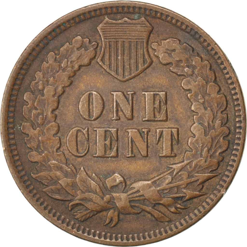 The Reverse of the 1902 Indian Head Penny