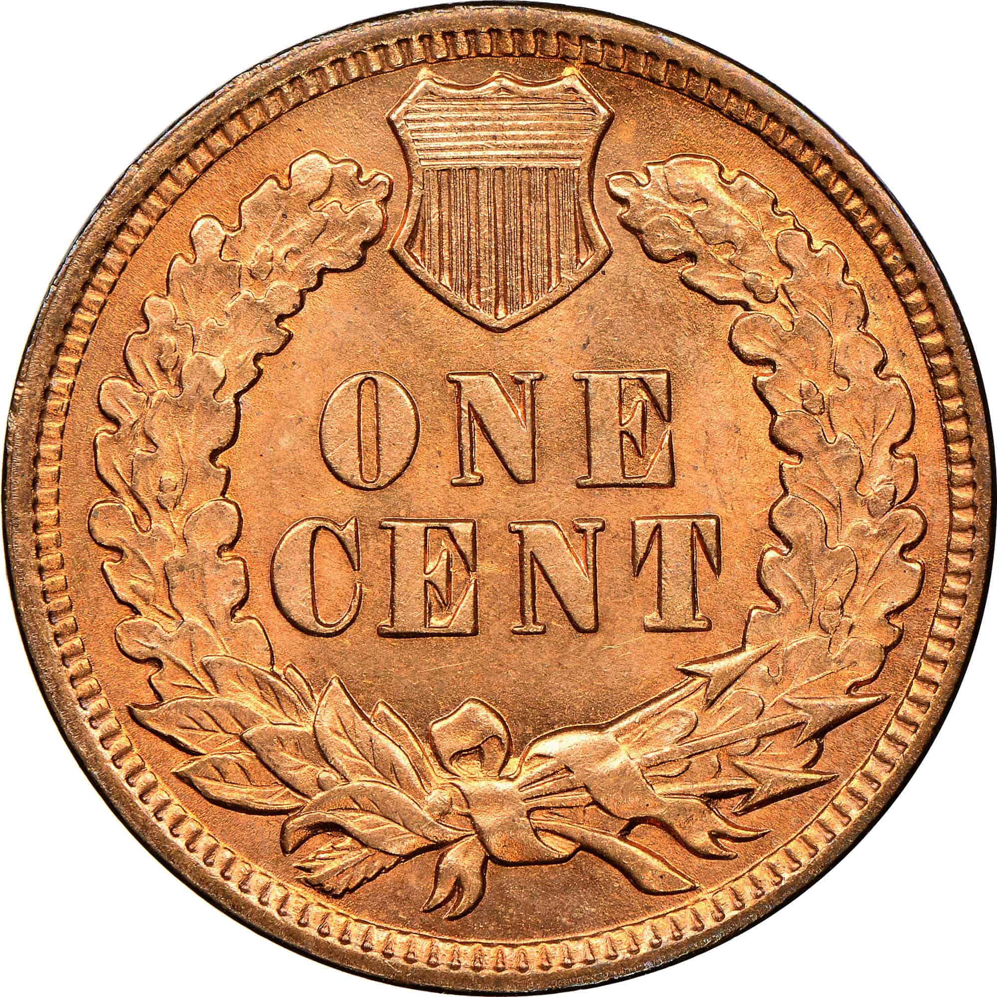 The Reverse of the 1908 Indian Head Penny
