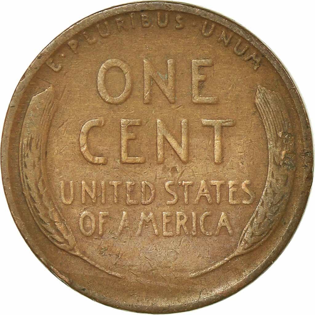 The Reverse of the 1935 Wheat Penny