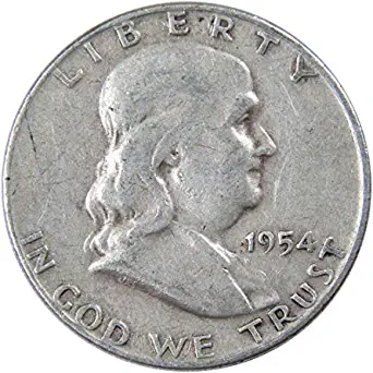 The obverse of the 1954 half-dollar