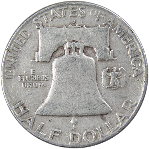 The reverse of the 1954 half-dollar