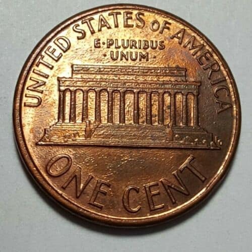 The reverse of the 1987 Memorial penny