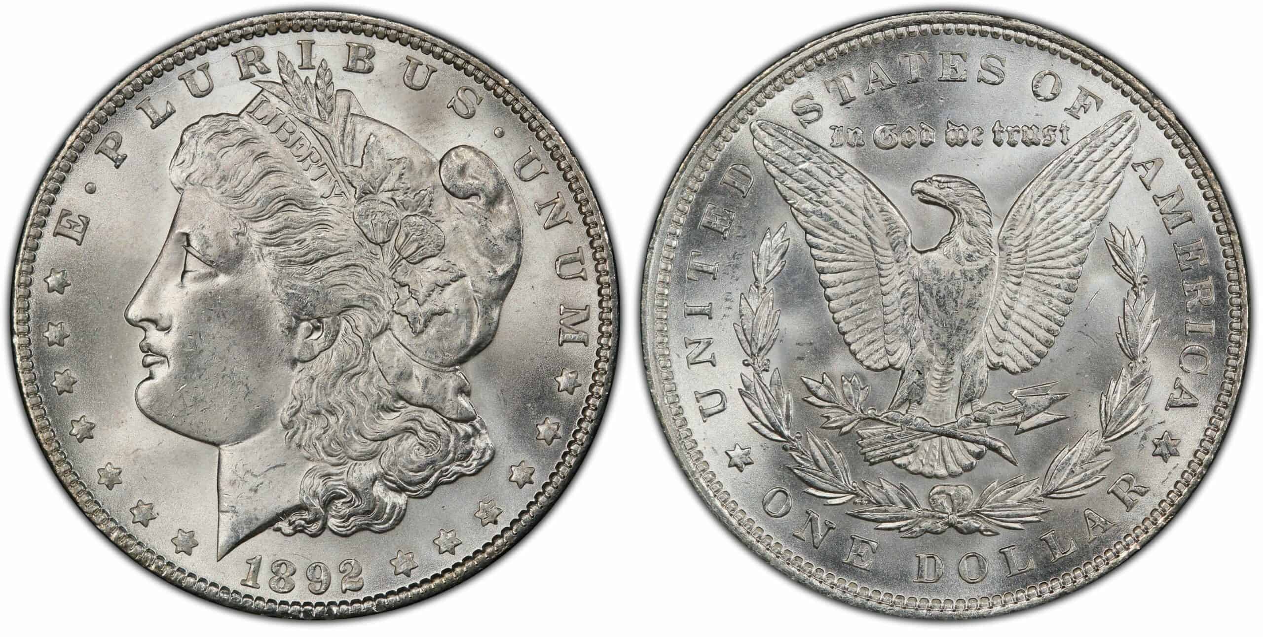 1892 No-Mint mark Silver Dollar Value