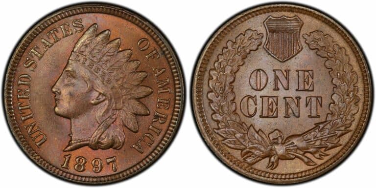 1897 Indian Head Penny Value (Rare Errors & No Mint Marks)