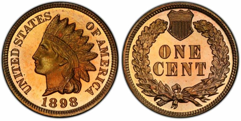 1898 Indian Head Penny Value (Rare Errors & No Mint Marks)