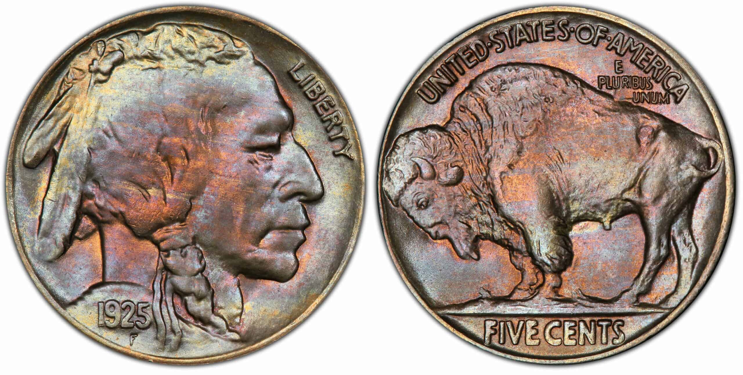 1925 Buffalo Nickel Value (Rare Errors, “D”, “S” & No Mint Marks)