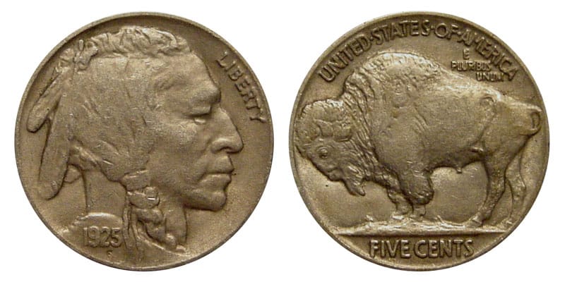 1925 No Mint Mark nickel Value