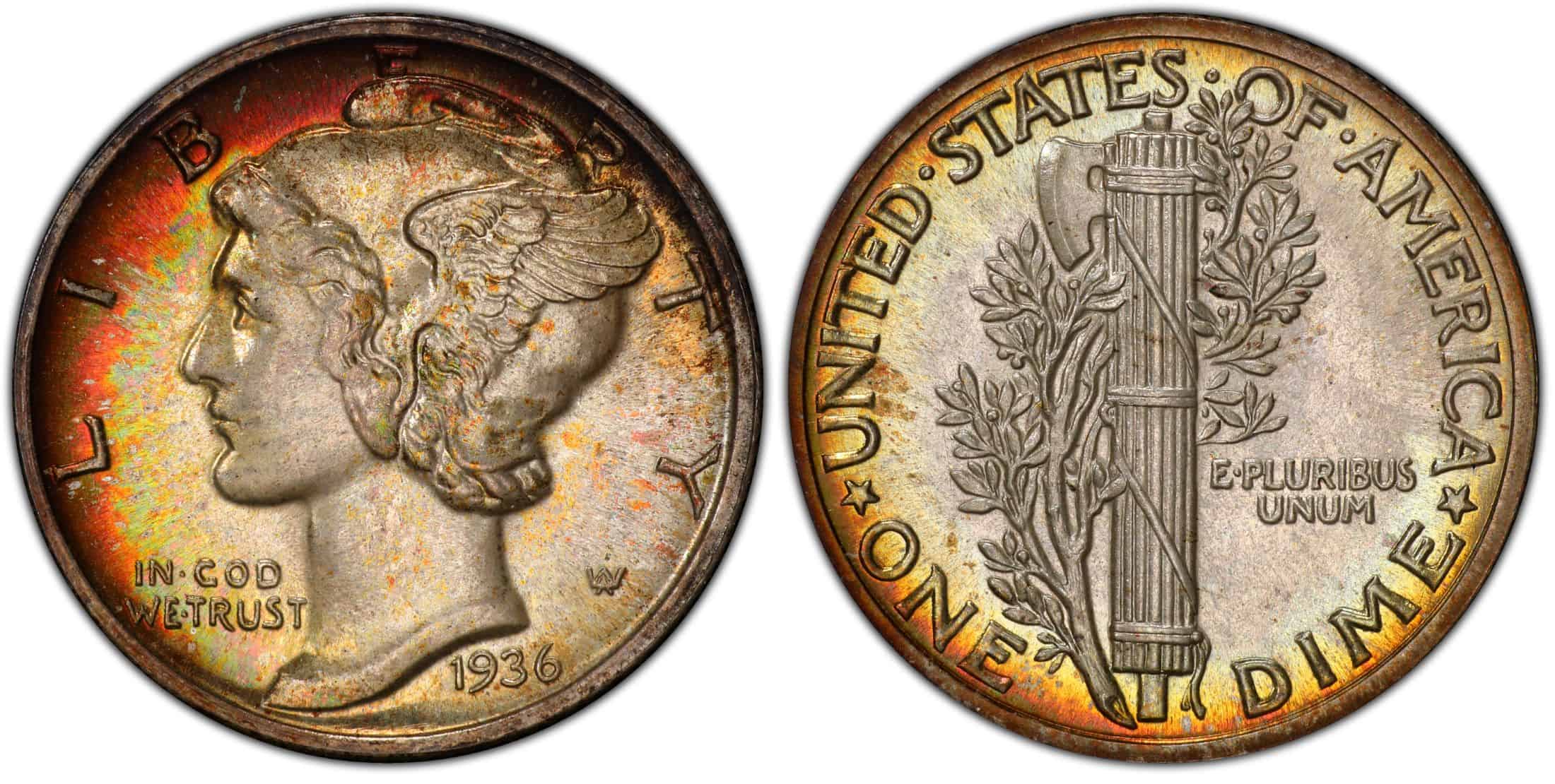 1936 (P) Proof Dime Value