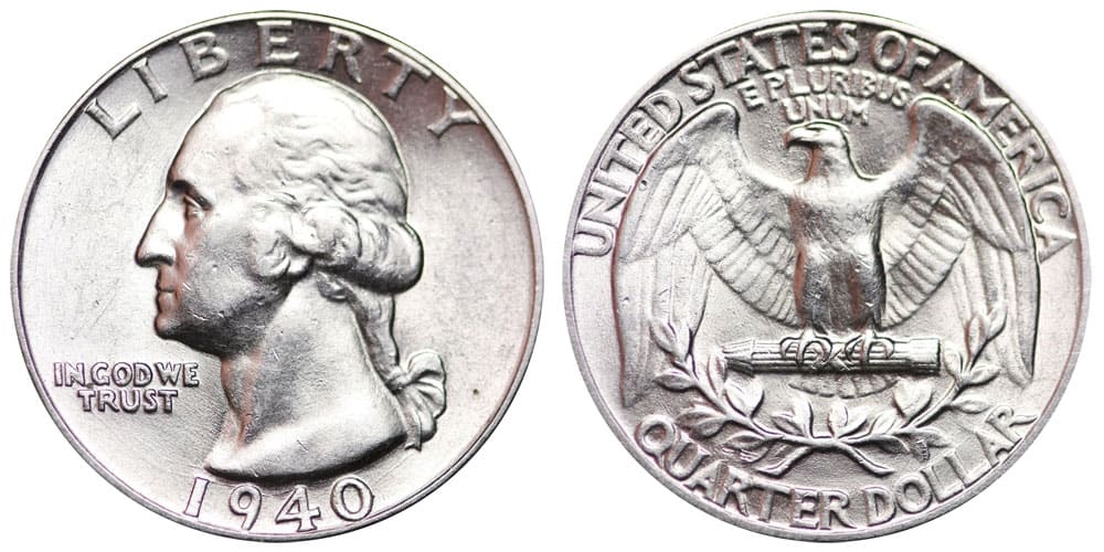 1940 No-mint mark Quarter Value