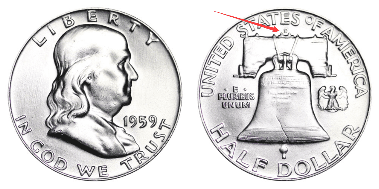 1959 D half-dollar Value
