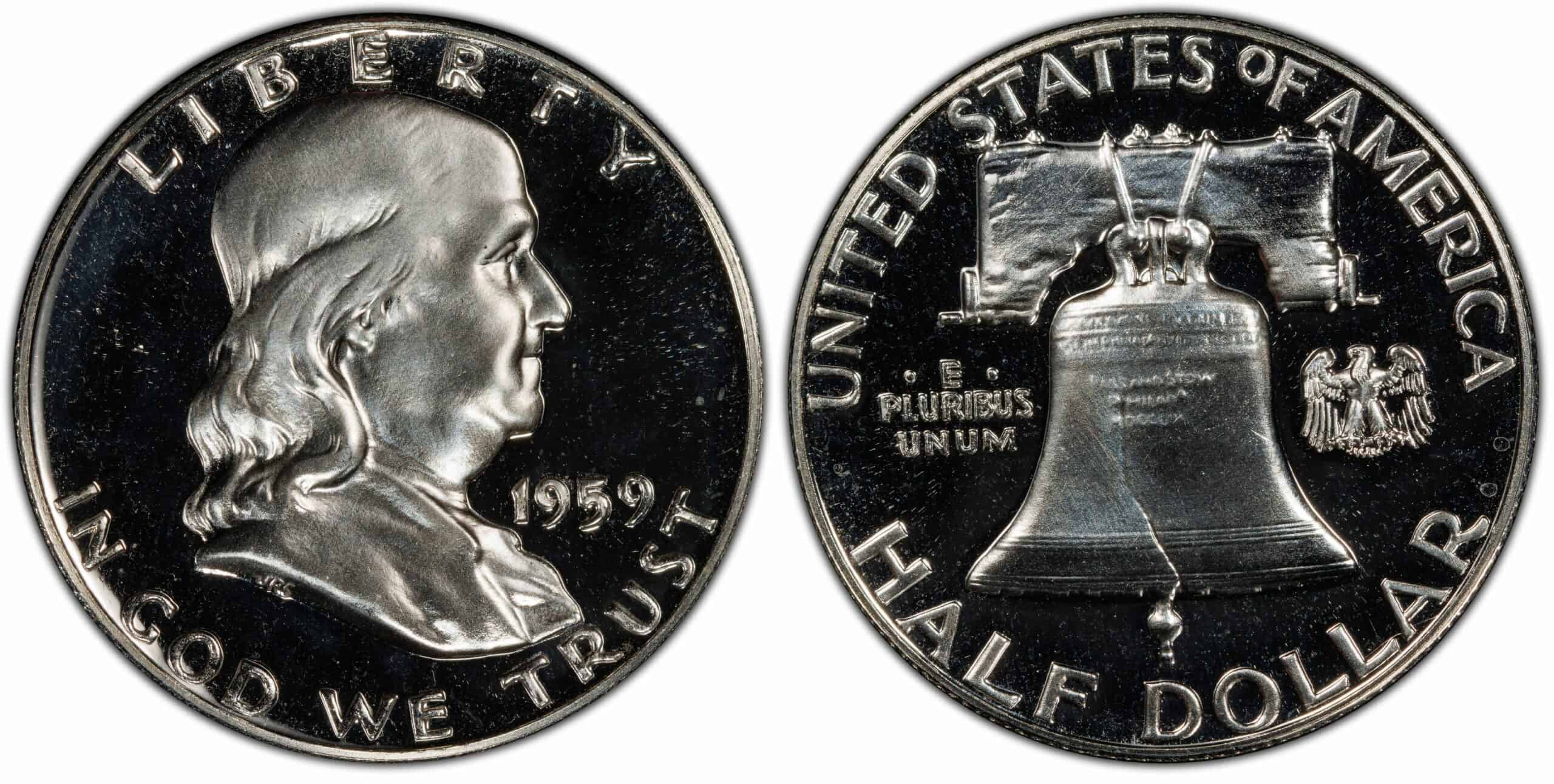 1959 proof half-dollar Value